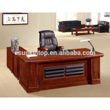 Classic wood veneer office executive desk